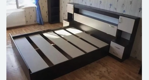 Сборка кровати с подъемным механизмом. Икша
